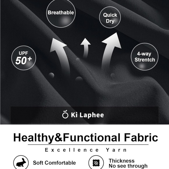 NWT Ki Laphee Black One Piece Tummy Control Swimsuit Medium - Picture 6 of 10